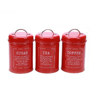 定制亚马逊密封罐 茶叶糖果咖啡铁罐 厨房收纳镀锌铁皮储物罐