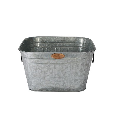 Home Large Metal Galvanized Party Beverage Tub