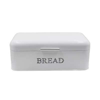 White Bread Box Extra Large Storage Container for Loaves, Bagels, Chips
