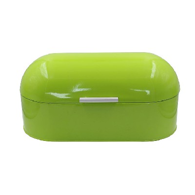 Metal Green Storage Tin Canister Bread Box/Bin/kitchen Storage Containers