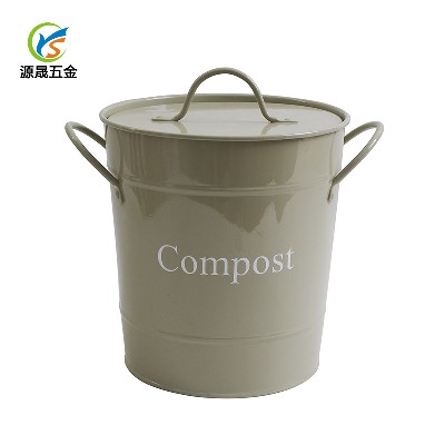 产地货源厨余垃圾桶创意镀锌铁厨房收纳食物茶渣菜渣厨余回收桶