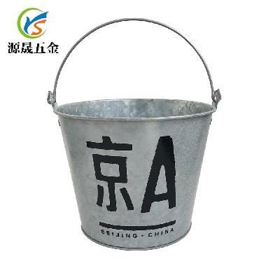 产地货源江门铁皮产品做旧圆形金属冰桶啤酒桶香槟桶5L冰桶bucket