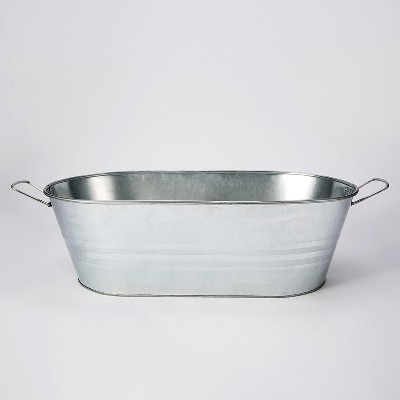 Galvanised Steel Oval Beverage Tub