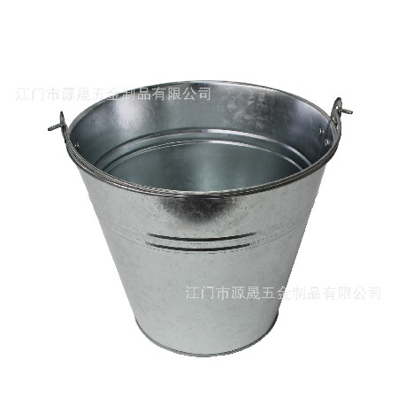 厂家定制镀锌铁皮桶 手提大号镀锌铁圆形7升金属桶 镀锌铁桶