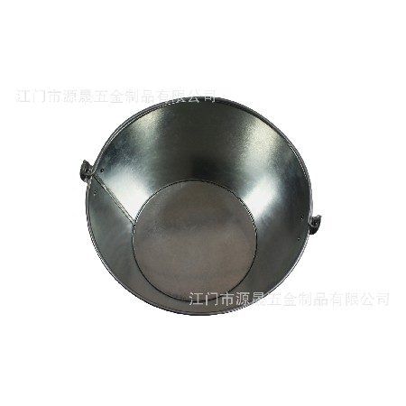 厂家定制金属桶 手提美式圆形金属白铁皮铁桶定制花园铁皮桶