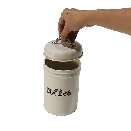 厂家定制茶叶罐铁罐定制 圆形金属白铁皮马口铁咖啡储物罐铁罐