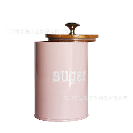 厂家定制款圆形马口铁罐 镀锌金属咖啡收纳密封储物罐 铁皮密封罐