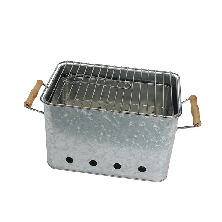 Chinese wholesale indoor outdoor use iron portable charcoal barbecue bucket bbq grills