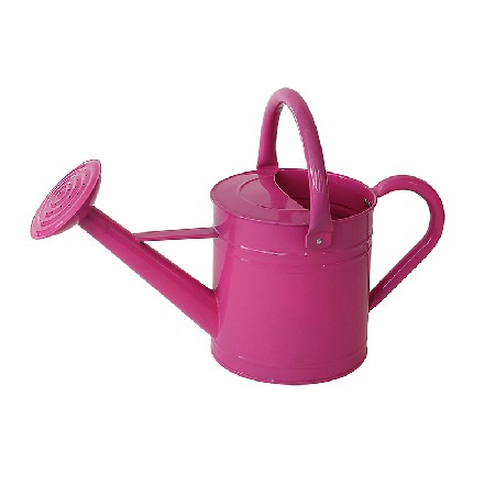 Kids size power coated galvanized watering can