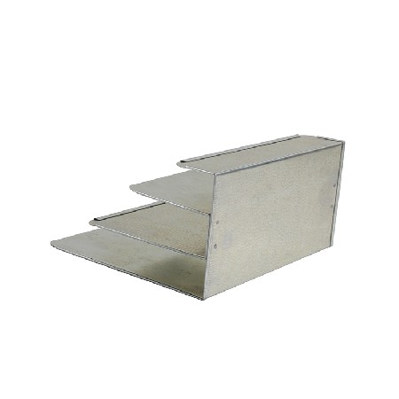 Galvanized metal four layers file organizer box