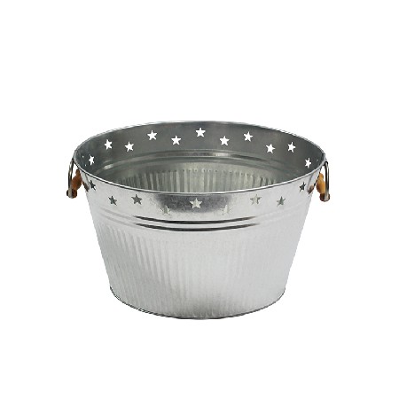 Oval metal party beer galvanized tub