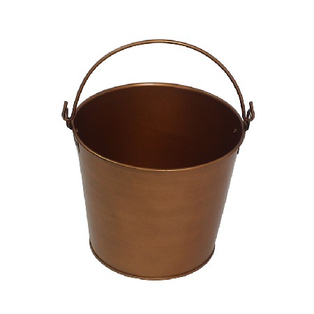 Copper Finish Galvanized metal beer bucket