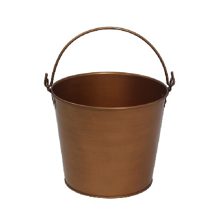 Copper Finish Galvanized metal beer bucket
