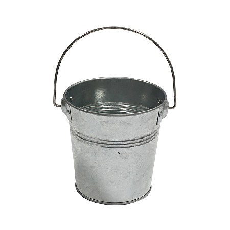 Party Accessories And Decoration Small galvanized metal bucket with handle