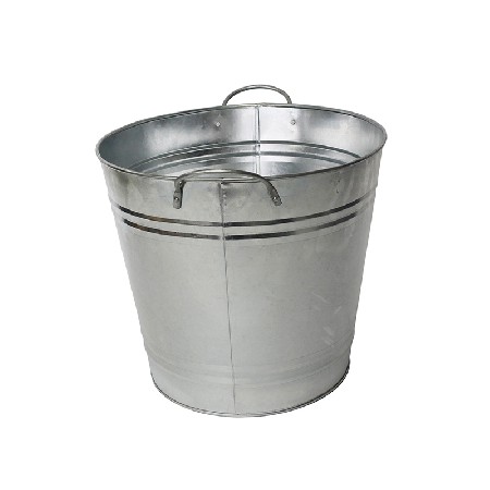 32L Galvanized oval party cooler tub