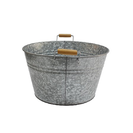 Galvanized metal drink tub