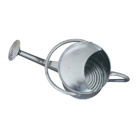 Round Nature Galvanized Steel Watering Can