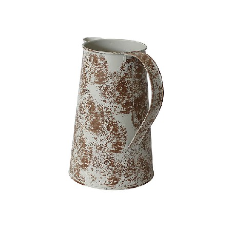 Home Garden Decoration Shabby Chic Rustic Style Metal flower Jug