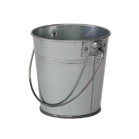 Custom logo galvanized metal printed small bucket