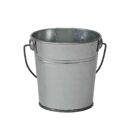 Custom logo galvanized metal printed small bucket