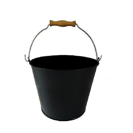 Custom printed Black power coated iron cheap buckets for sale