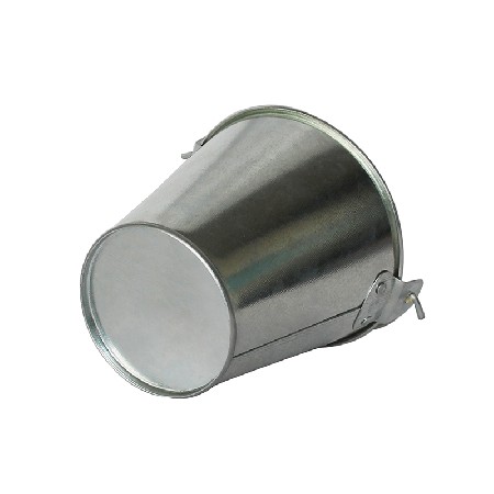 Wholesale Sliver galvanized steel small bucket with handle