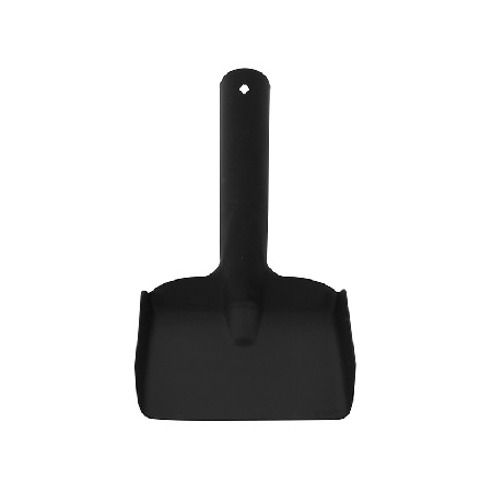 Black Heavy Gauge Steel Fireplace Coal Shovel for Wood Stove