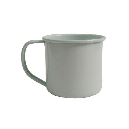 Personalized custom printing Travel Cup Enamel white coffee mugs