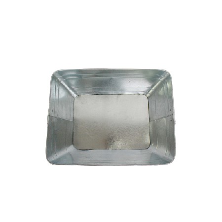 Galvanized Steel with Sturdy Handles on 2 sides for easy Carrying Square Tub