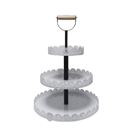 Tabletop 3 Tier metal Cupcake Stand For Wedding Party Baby Shower