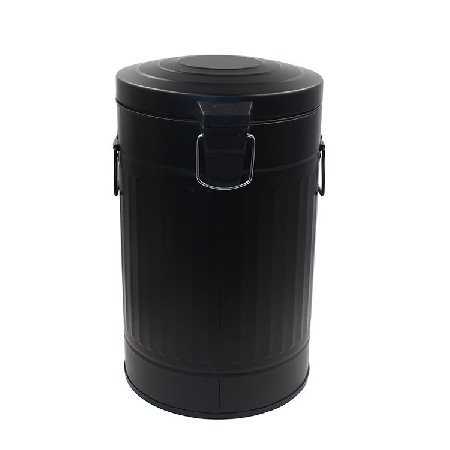 Large Capacity Removable Plastic Inner Galvanized Metal Step Trash Can