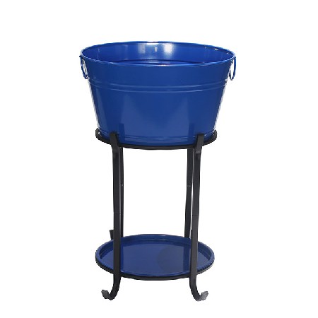 Galvanized Iron Ice Beverage Party tub With Stand