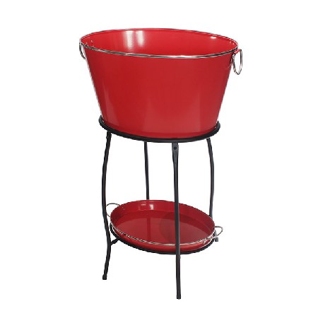 Galvanized Steel beer Tub Cooler with Stand