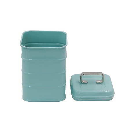Galvanized Metal Kitchen Food Storage Container