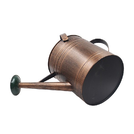 Copper Colored Metal Indoor Outdoor Plant Watering Can for House Plants