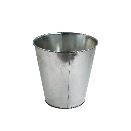 厂家定做 镀锌铁皮桶花盆 垃圾桶 防水园艺铁桶 金属工艺品桶