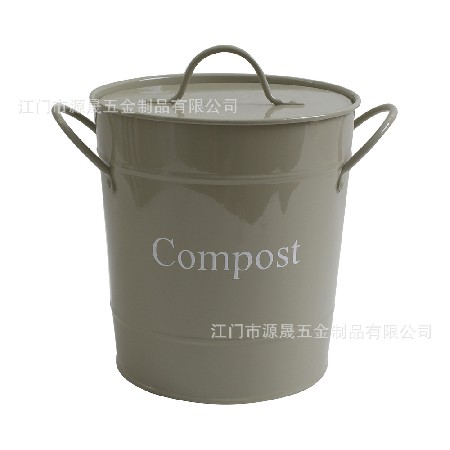 产地货源厨余垃圾桶创意镀锌铁厨房收纳食物茶渣菜渣厨余回收桶
