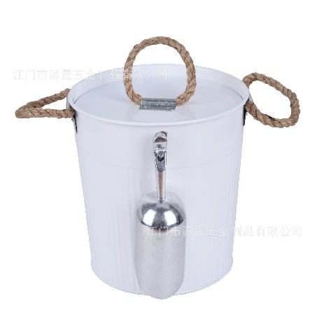 产地货源冰桶配铲ice bucket 镀锌铁皮桶大干冰制冰啤酒酒吧冰桶
